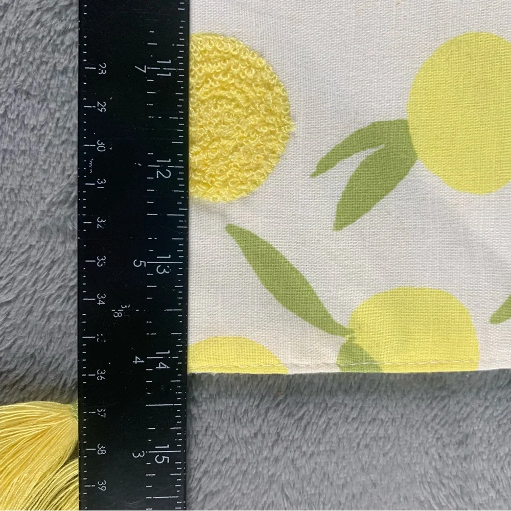 NWT Opal House 6 Placemats & Table Runner Set Of 7 Lemons Cottage Core Retro